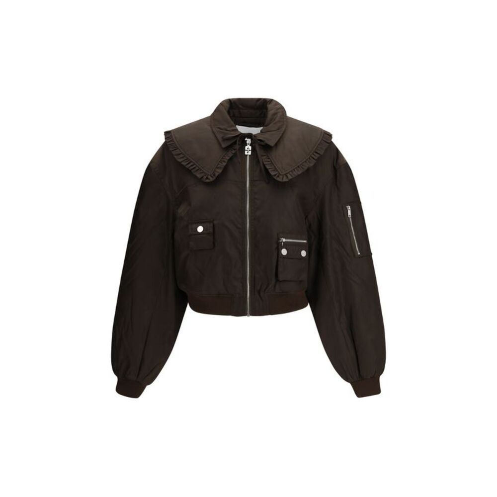 Ganni Bicolor Polyamide Women's Bomber